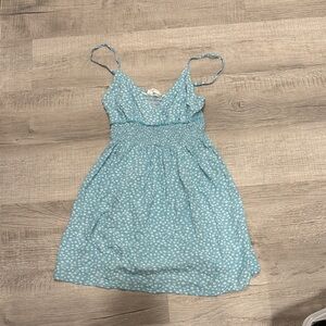 Aeropostale Light Blue Floral Kids Dress
